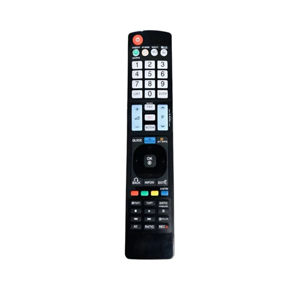 Black LG LCD/LED Remote No.1177 for long-distance device control with ergonomic design and lightweight grip