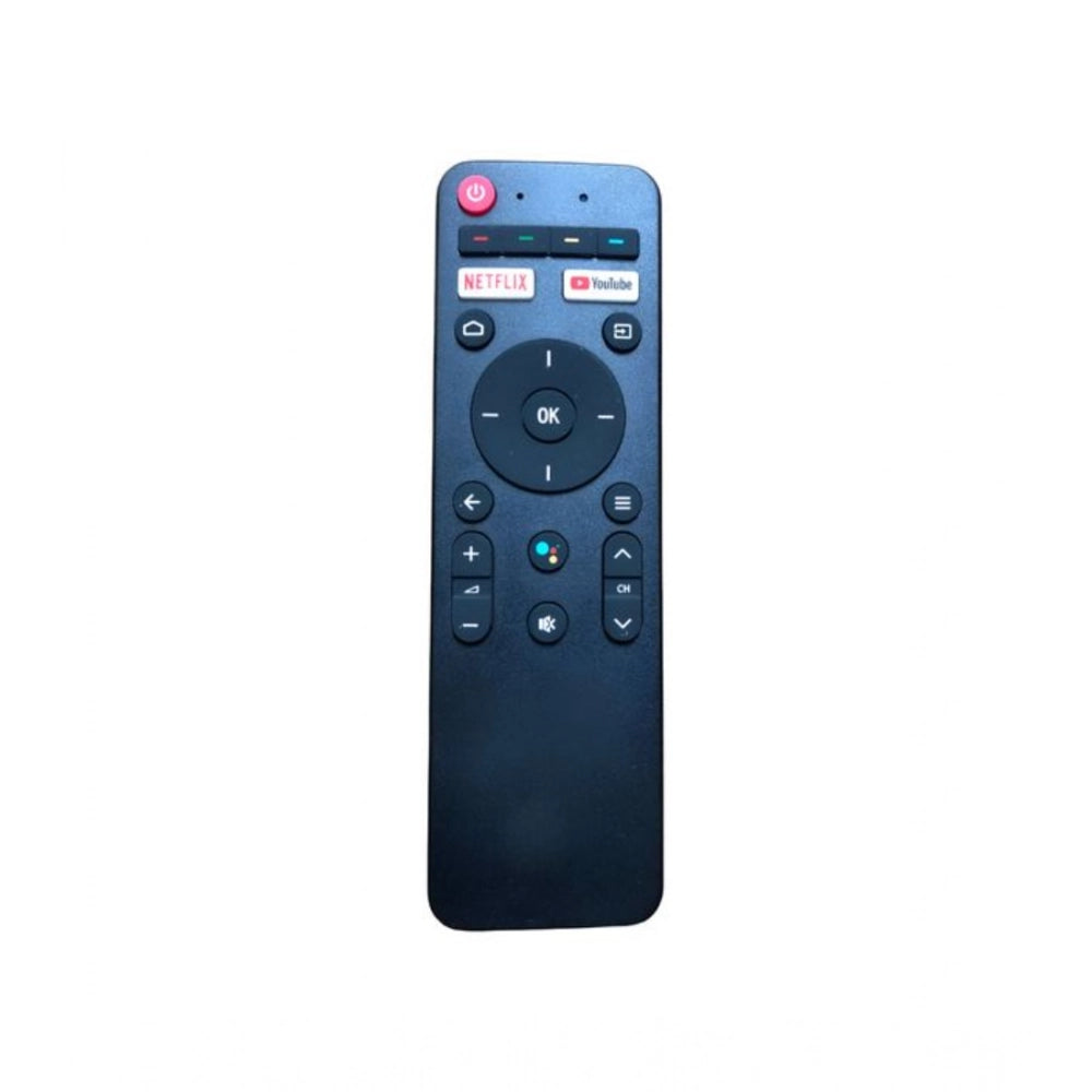 White Daikin AC Remote No.132E (No Backlight), long-range ergonomic design for remote control of air conditioner from couch, bed, or divan