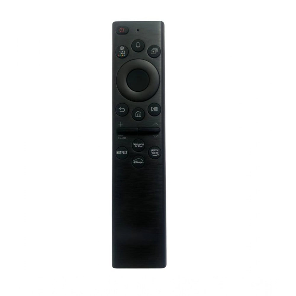 Black LCD/LED 4K Ultra HD Samsung Smart TV Remote (BN59-01385A, Voice Control), ergonomic design for long-range, easy grip use