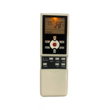 White ergonomic AC Remote No. 55 with backlight for long-range device control from sofa, divan, or bed