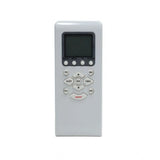White ergonomic TCL AC Remote No.141 (No Backlight) for long-range control of devices from sofa, divan, or bed