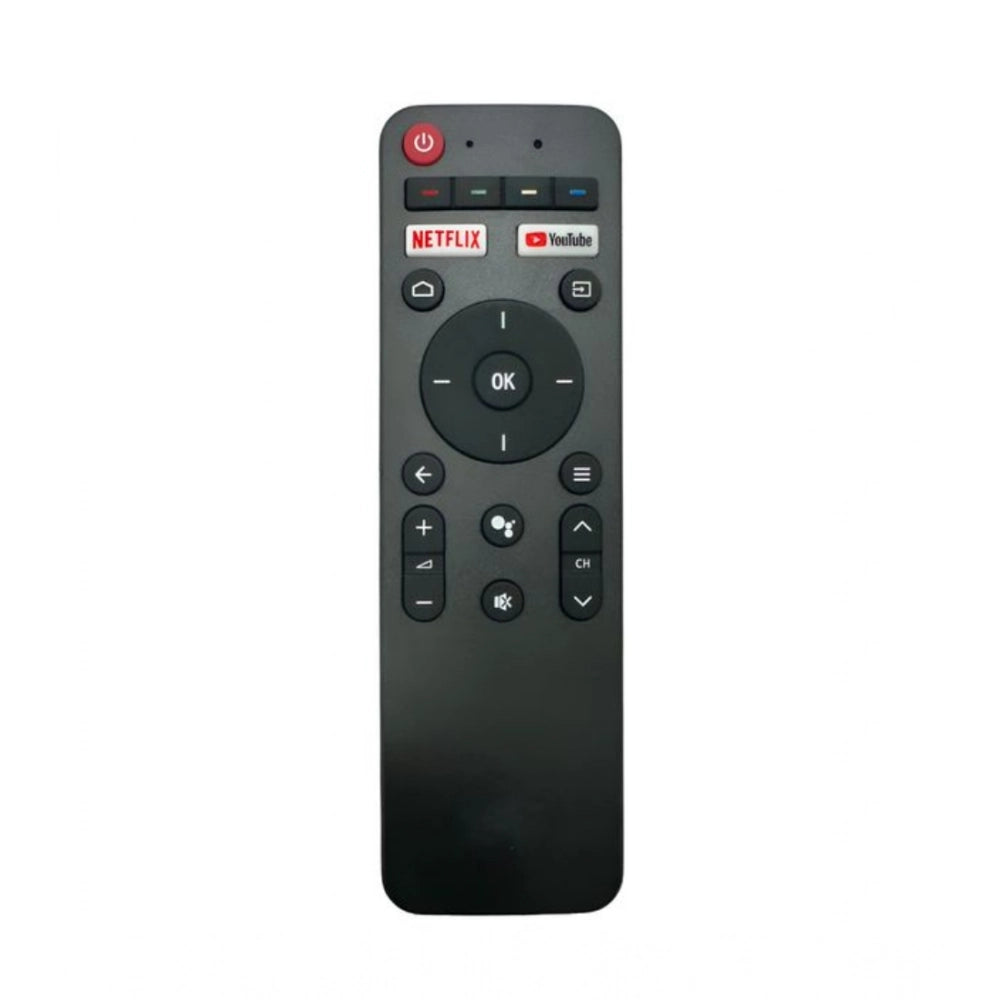 Black Haier Smart TV LCD LED Remote Control for long-range operation, ergonomic design