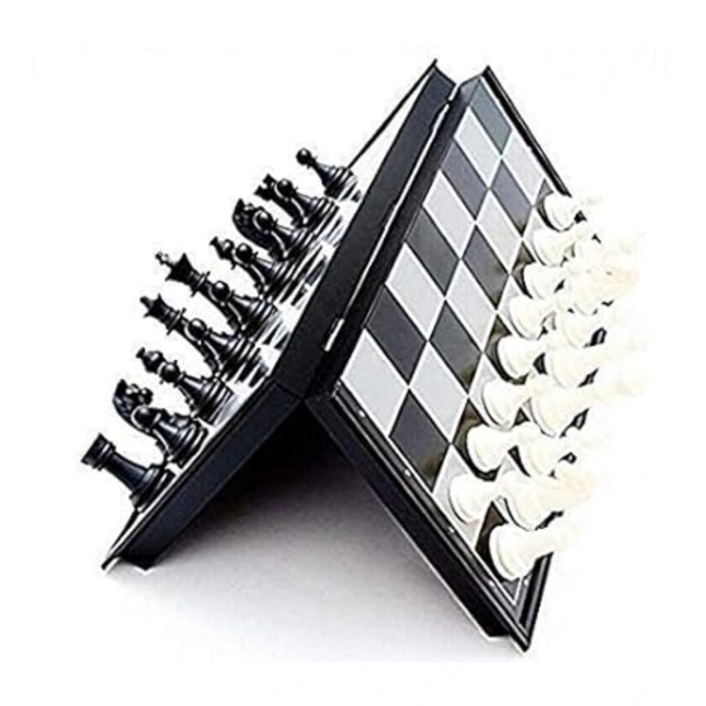 Multicolor plastic chess board game for kids & adults, suitable for family playtime