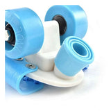 Multicolor plastic quad roller skates for sports, adjustable design on wheels