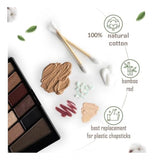 Multicolor cotton swabs for ear cleaning, soft and disposable