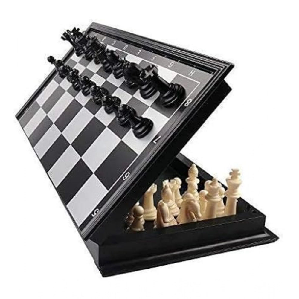 Multicolor plastic chess board game for kids and adults, perfect for family playtime