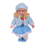 Multi-colored plastic singing toy baby doll with poems and songs