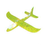 Multicolor plastic 3D throw foam aeroplane gliders, fun flying toy for kids playtime