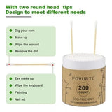 Multicolor cotton ear swabs for cleaning, ideal for personal hygiene products