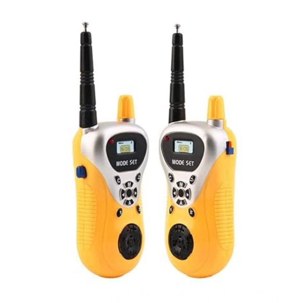 Multicolor plastic walkie talkie for kids, 2-way radio toy