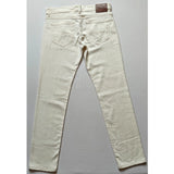 Men's cotton blended beige solid classic fit jeans - mid rise, button closure, comfortable casualwear for men