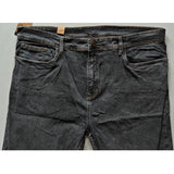 Dark grey cotton blended solid plus size jeans for men, mid-rise fit