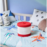 Cotton Basket Pack of 1 Storage Basket For Clothes (Red)