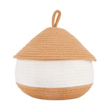 Cotton Gudda Pack of 1 Storage Basket For Clothes (White)