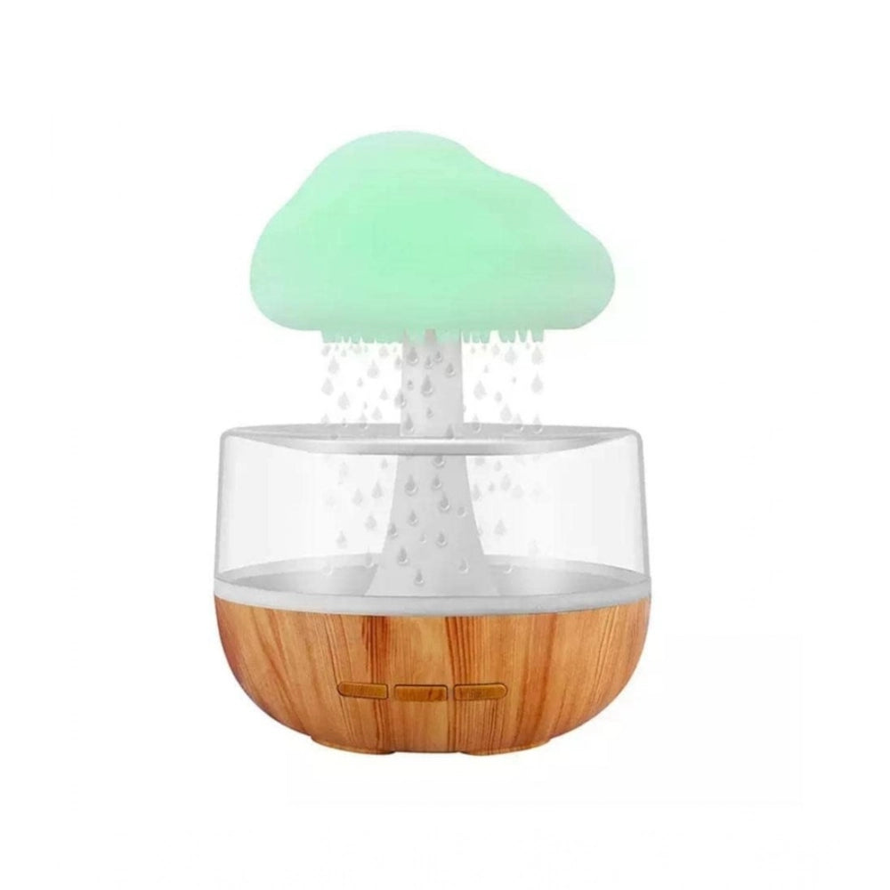 Plastic mushroom shaped USB night light, multicolored, glowing mushroom, small waterfall design