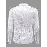 Black pollycotton men's casual textured full sleeve shirt with collar