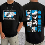 Black cotton blend men's t-shirt with printed design, round neck, half sleeves