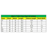 Black cotton blend men's casual printed round neck half sleeve t-shirt - clothing accessory on model