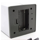 Assorted plastic pen holder with LCD display digital alarm clock for desk organization