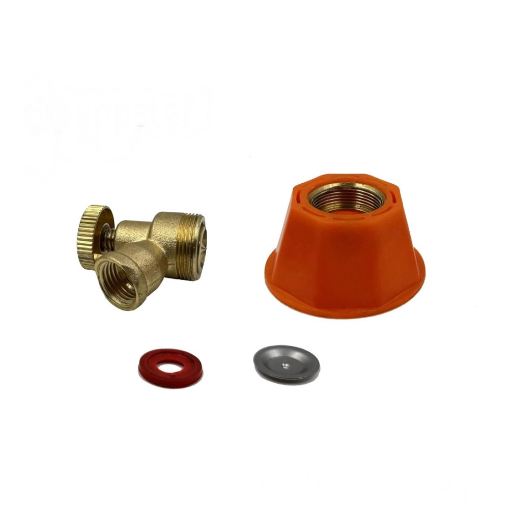 Assorted brass adjustable high-pressure atomizer nozzle for agricultural pump sprayers, enhances water distribution and reduces waste