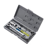 Carbon steel automotive tool kit set (40 pcs) for vehicle maintenance and repair