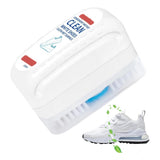 Assorted plastic 2-in-1 shoe cleaner brush for easy and efficient footwear maintenance