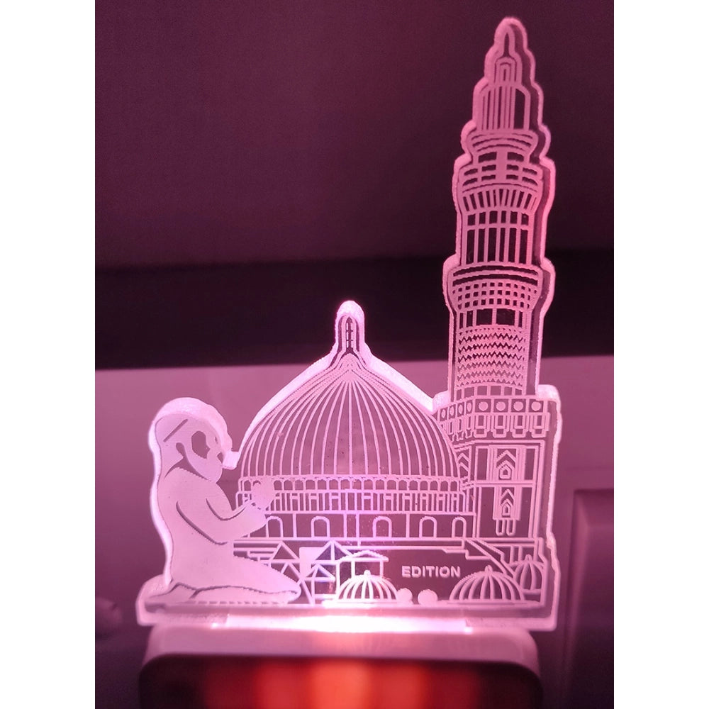Islamic night lamp with adapters and AC cords