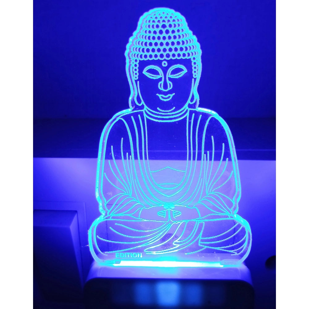 AC adapter night lamp with Gautam Buddha design