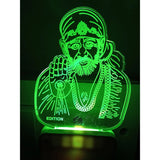 Shridi Sai Baba AC Adapter night lamp with LED lighting
