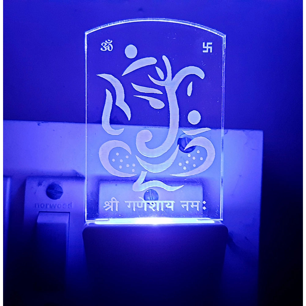 Designer Ganesha night lamp, AC adapter