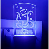 Designer Ganesha night lamp, AC adapter