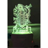 Votive light candle holder, green and white design