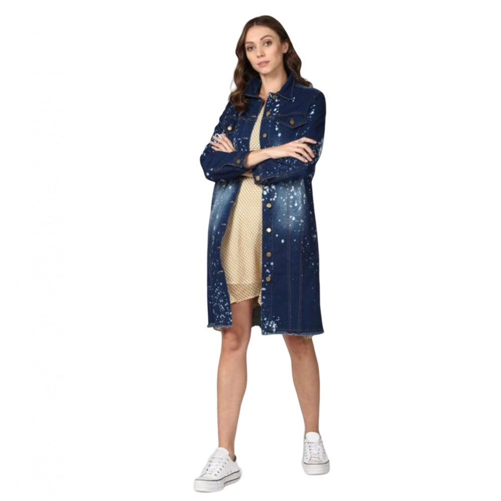 Women's long sleeve denim jacket