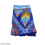 Multicolor fleece polar blanket, 400gm, 55" x 88", long-lasting, versatile (AC and bedsheet use), floral print, Indian origin