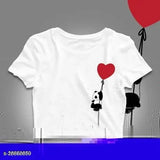 Pretty Sensational Women's Cotton T-Shirts (PACKUP 1), short sleeves, printed design, sizes S to XL, made in India