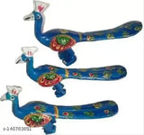 Antique-look poly resin musical instrument showpiece for home, office, or temple, 10cm x 10cm x 10cm, Indian toy decoration