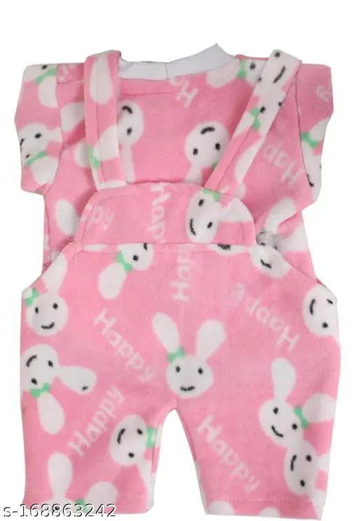 Light pink wool sweater for newborn baby, printed net pattern, long sleeves, winterwear dress set