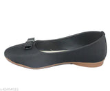 Synthetic lycra bellies by SKOLL Women - solid pattern casual slip-on heels for everyday and party wear (size: IND-3 to IND-8) made in India
