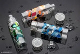 Multicolor pack of 3 unbreakable plastic fridge water bottles with leak-proof caps, ideal for office, sports, travel, gym, or school use. Sleek design fits small spaces and made from BPA-free PET plastic