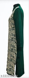 Woolen free size kurti, single side pocket, ban color