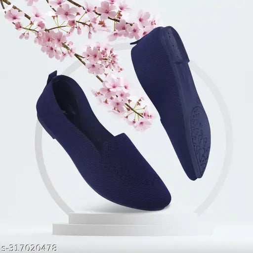 Stylish girls' mesh loafers - slip-on, lightweight, comfortable, trendy, India-made