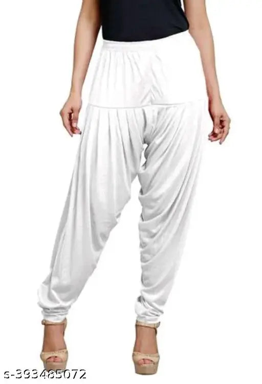 White cotton drawstring pants with pockets