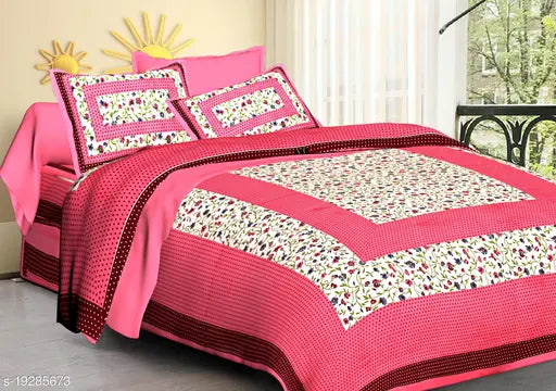 White, cotton elite classy bedsheets from India, luxury bedding set