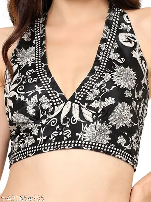Viscose halter top, chic printed net design for any occasion - Kanha Exports