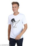 Cotton printed men's t-shirts (pack of 3), short sleeves, Indian made cotton apparel