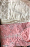 Embroidered rayon Anarkali Kurta set with pants, Indian traditional women's outfit with three-quarter sleeves and matching bottomwear