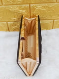 Fancy clutches box, gold interior, for women and girls