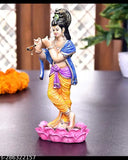 Resin Krishna Idol for Home Decor, 10.5cm x 27.5cm x 8cm, Indian God Lord Krishna figurine