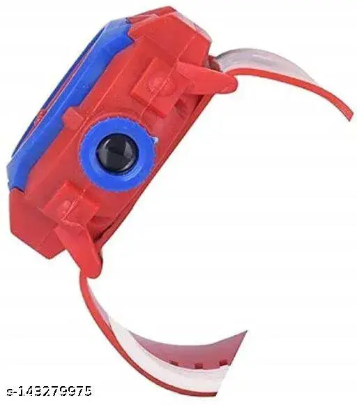 A digital toy watch with a colorful design, featuring images of popular superheroes, intended for both boys and girls