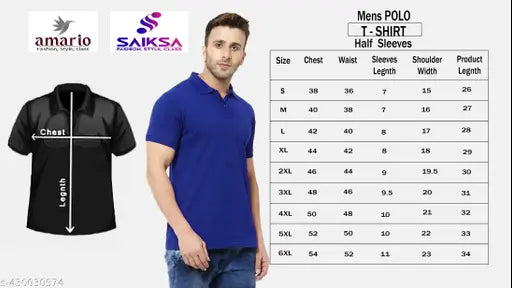 Orange Matty Fabric Half Sleeve Polo T-Shirt for Men, Regular Fit and Multiple Sizes Available